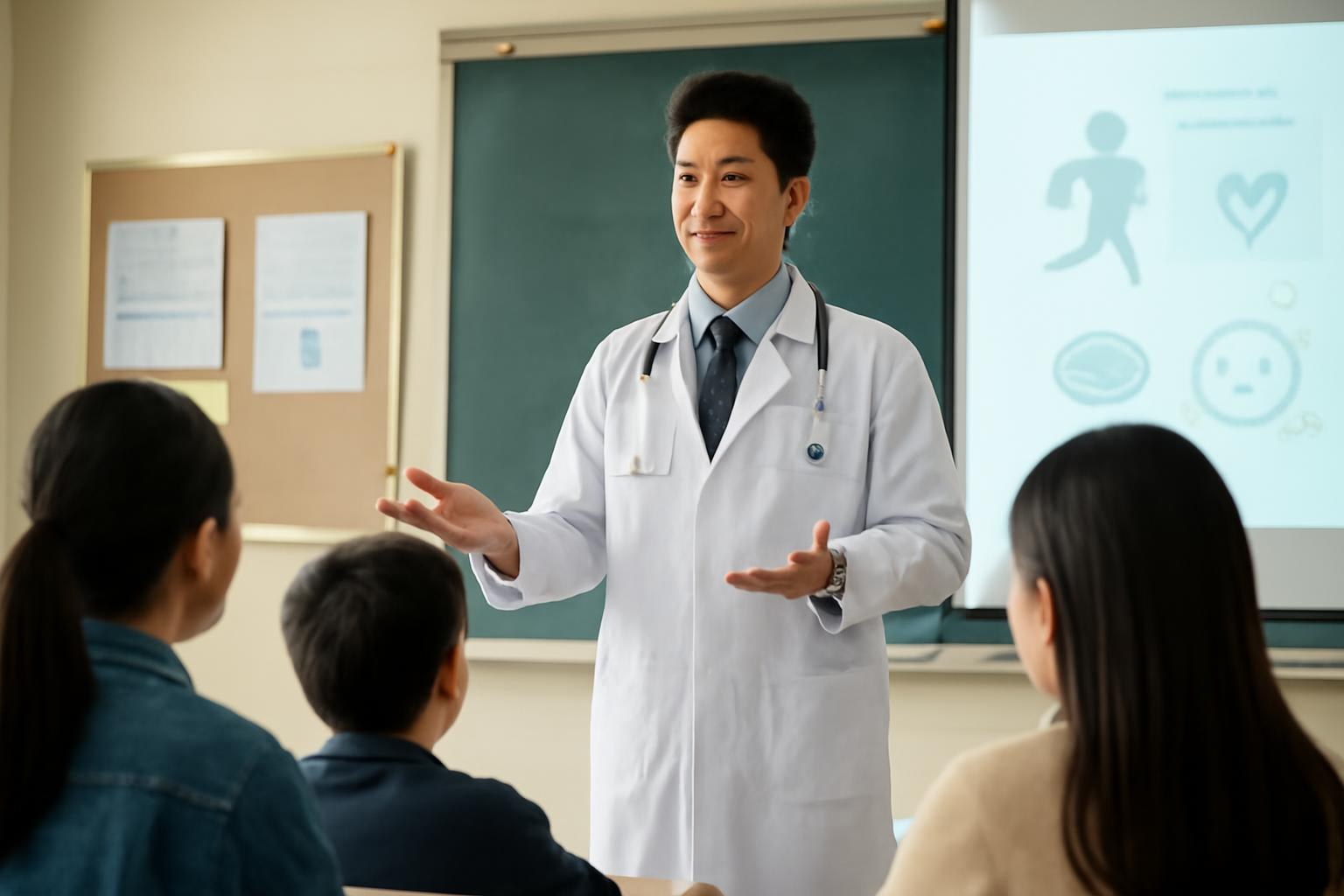 A Health Talk at School