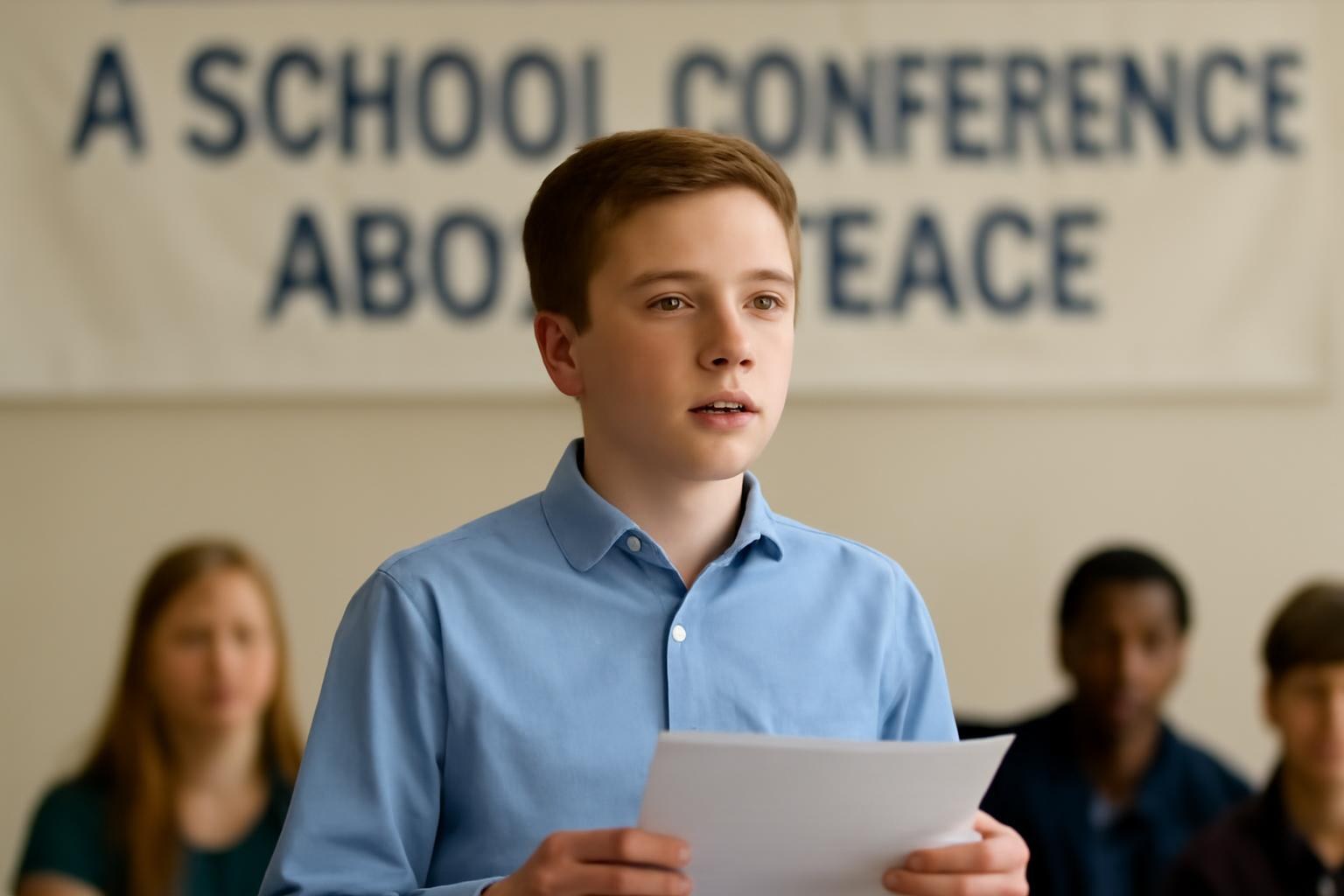 A School Conference About Peace