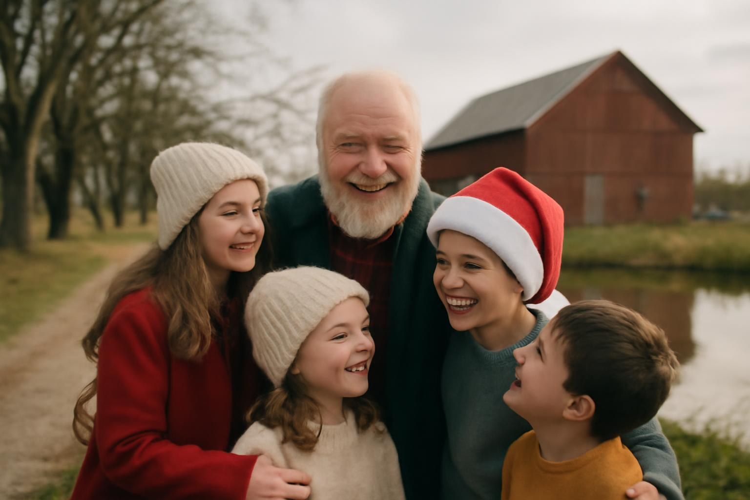 A Happy Christmas on Grandpa's Farm