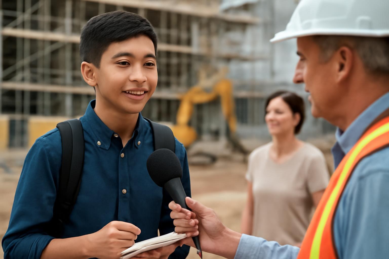 A Young Reporter's First Story