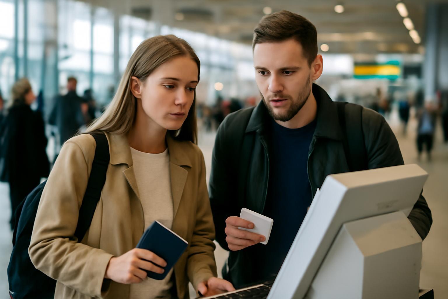 Checking In and Boarding at the Airport