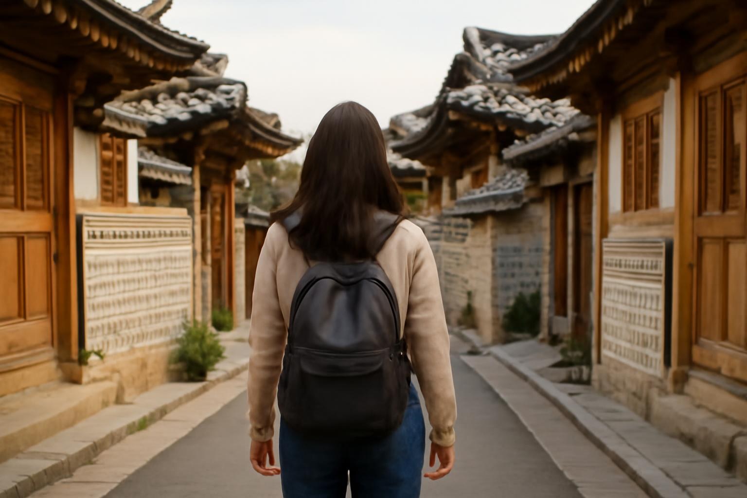 A Walk Through a Korean Hanok Village