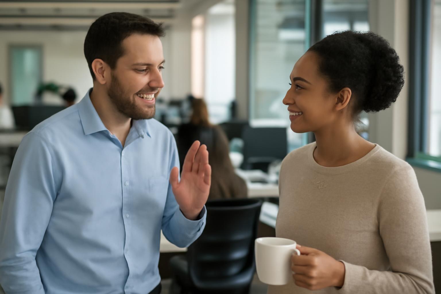 Meeting a New Coworker