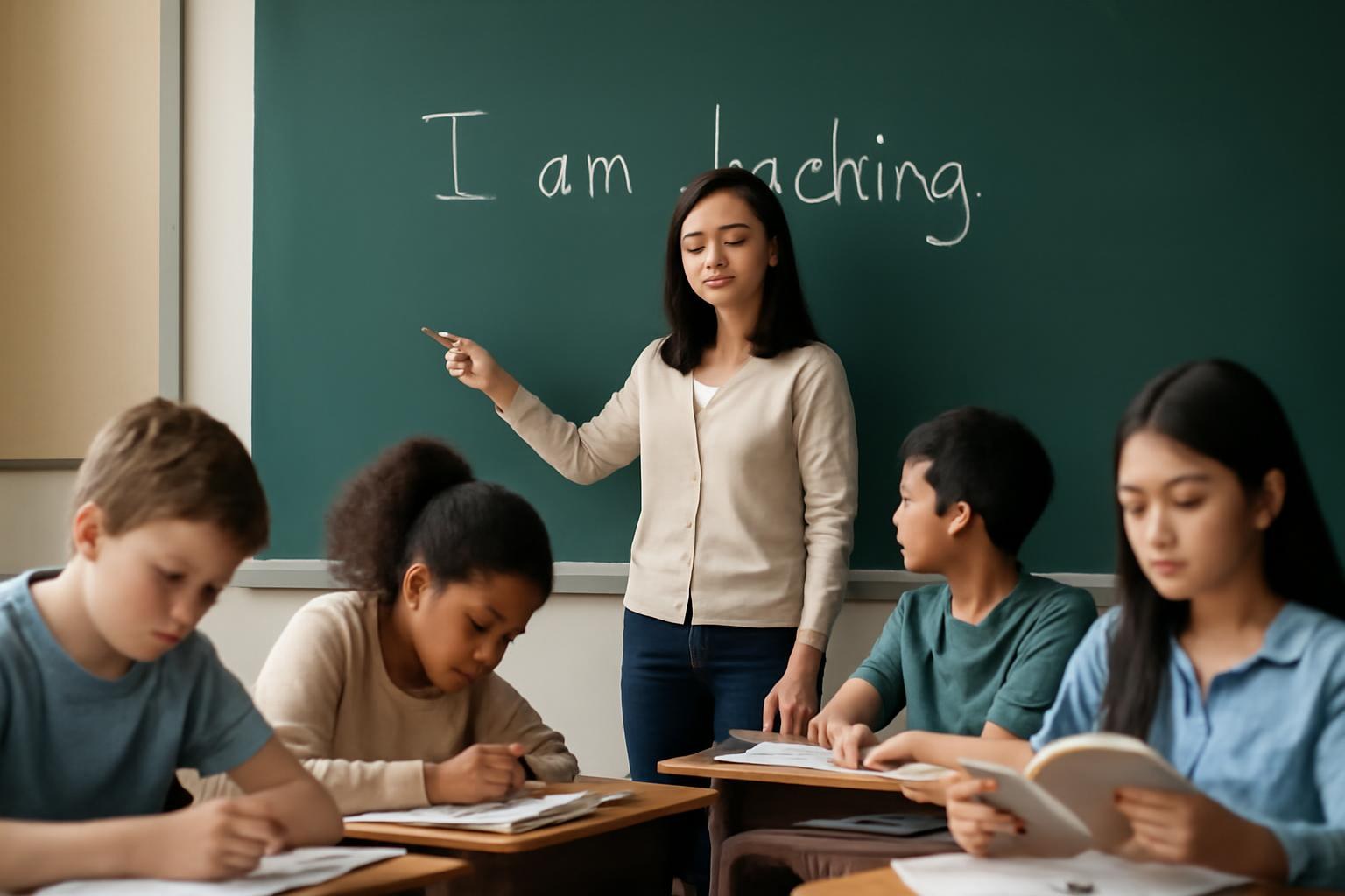 A Busy Morning in Class